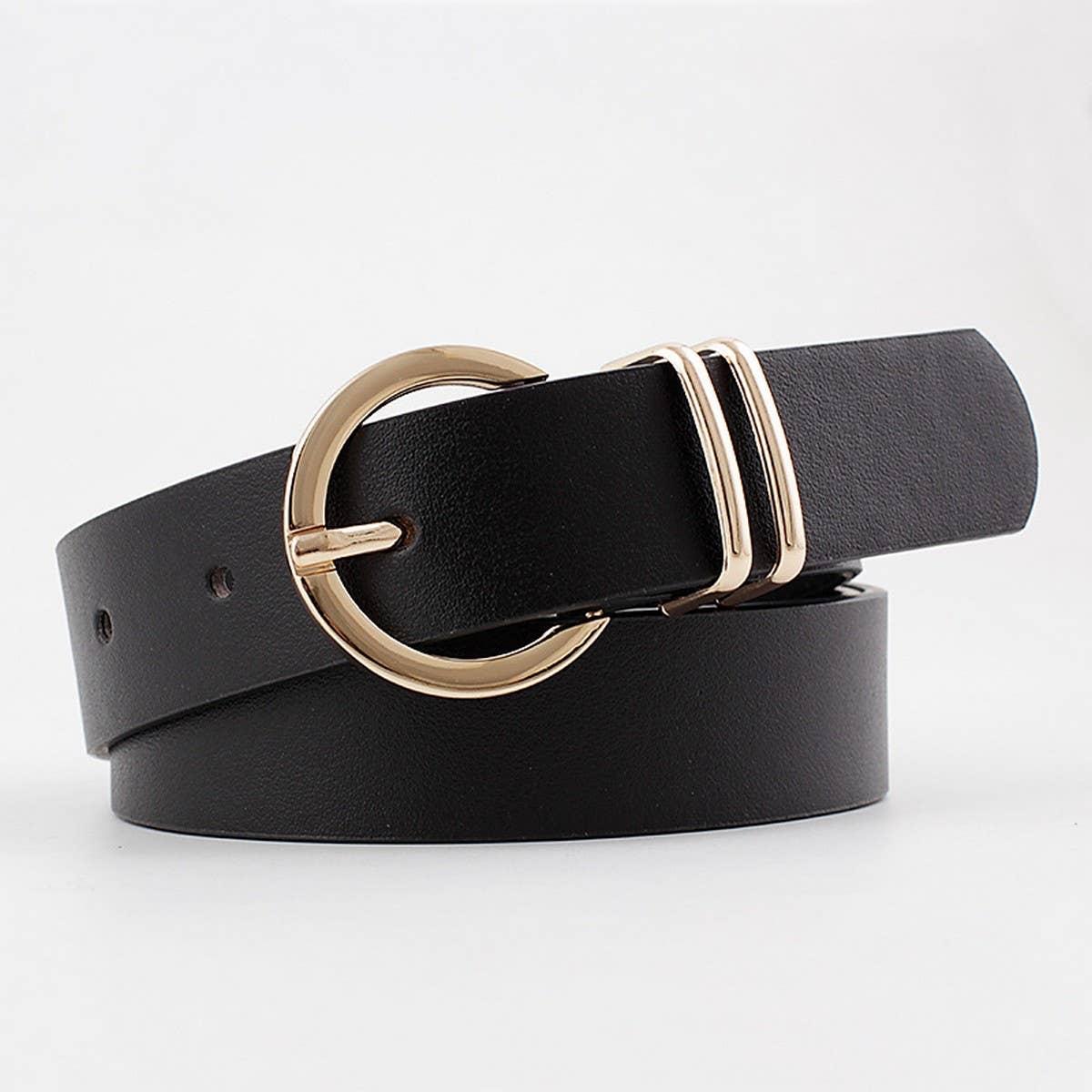 RING HOLE PIN BUCKLE BELT