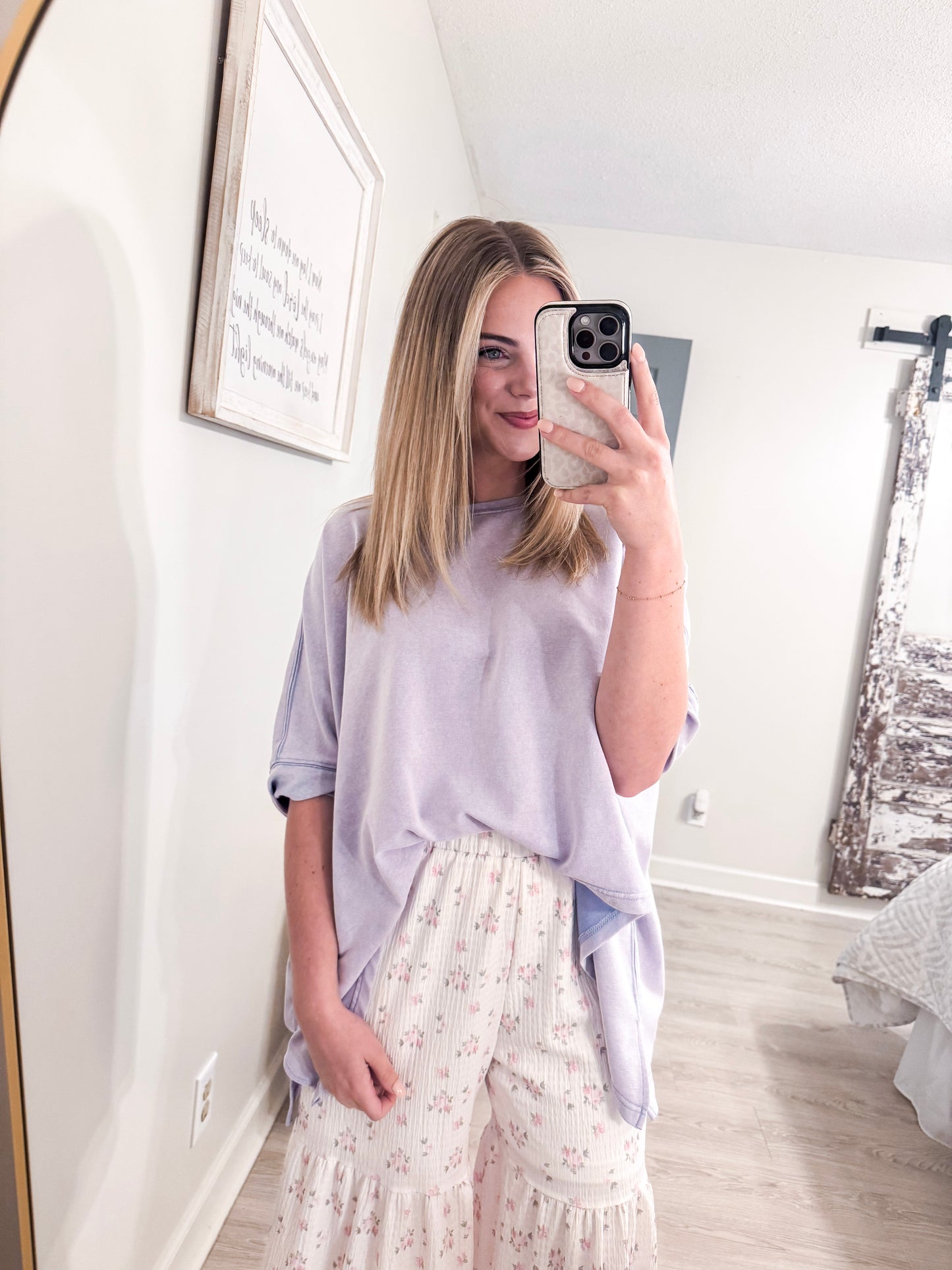 Floral Wide Leg Pants