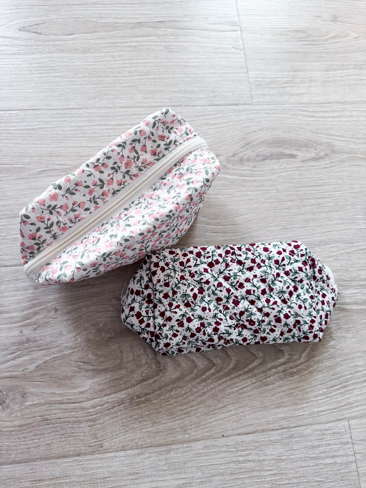 Floral Cosmetic Bags