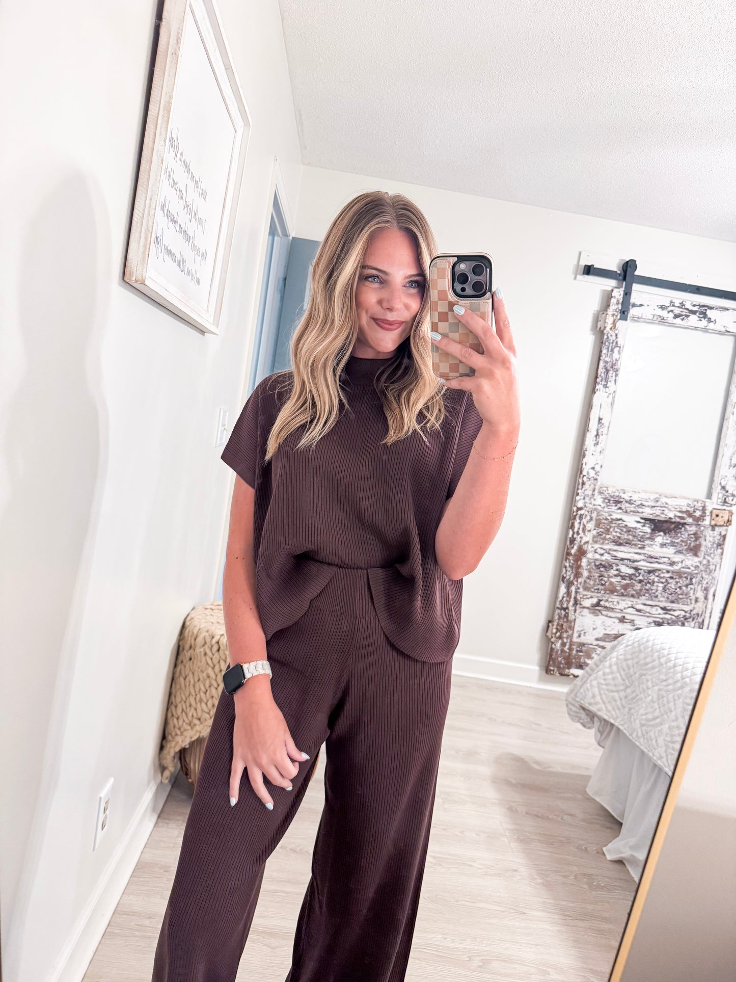 Brown Pants Set