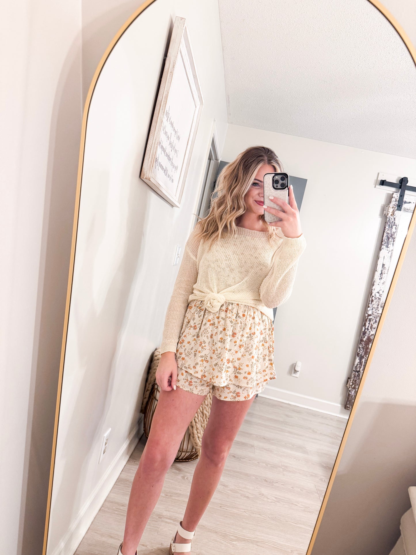 Ivory Lightweight Knit Sweater