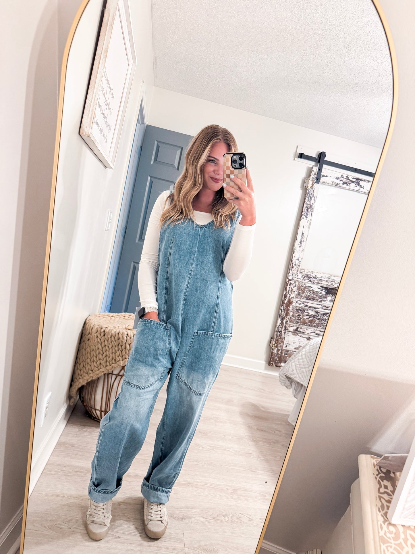 Denim Adjustable Overalls