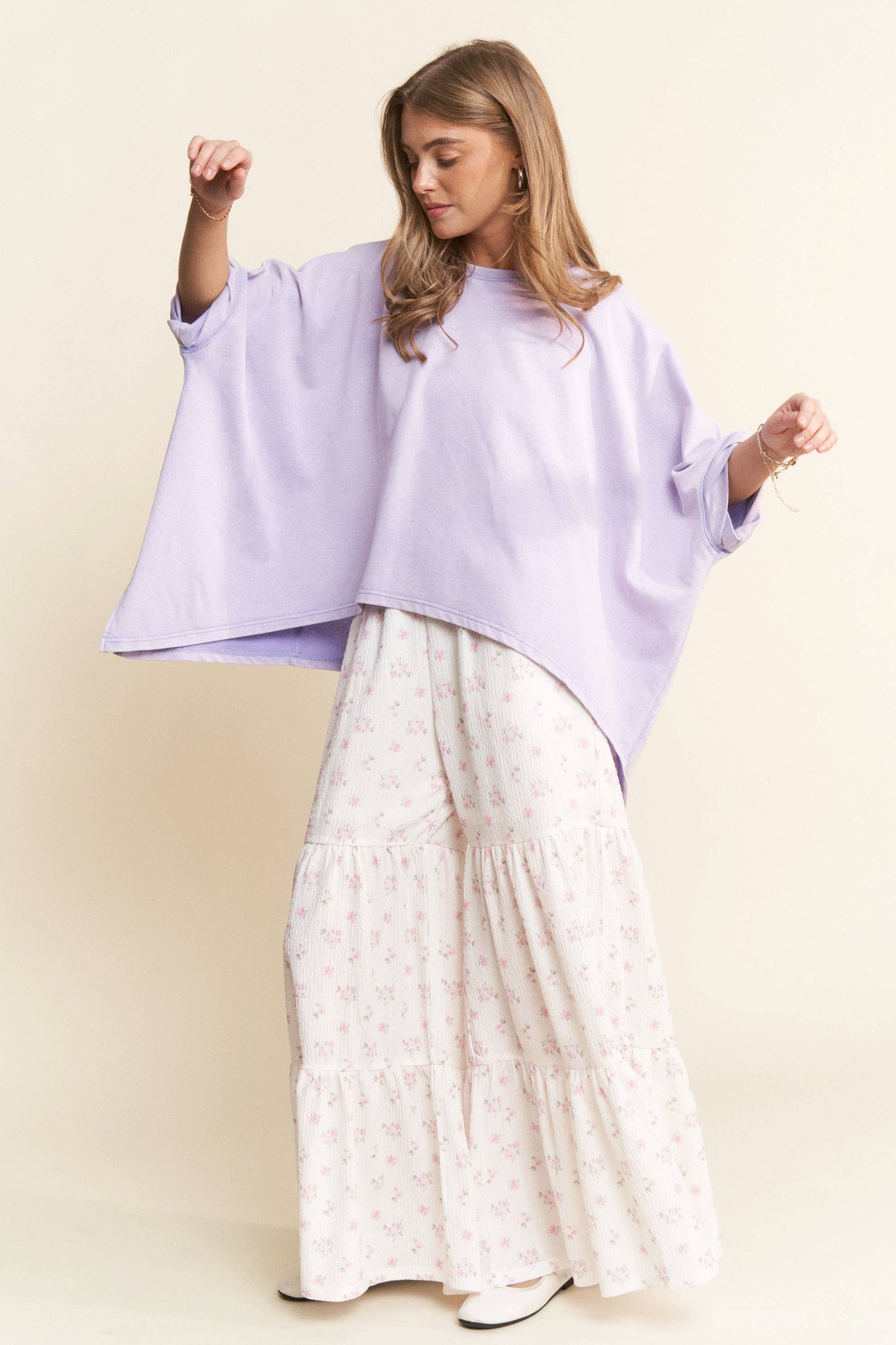 Floral Wide Leg Pants