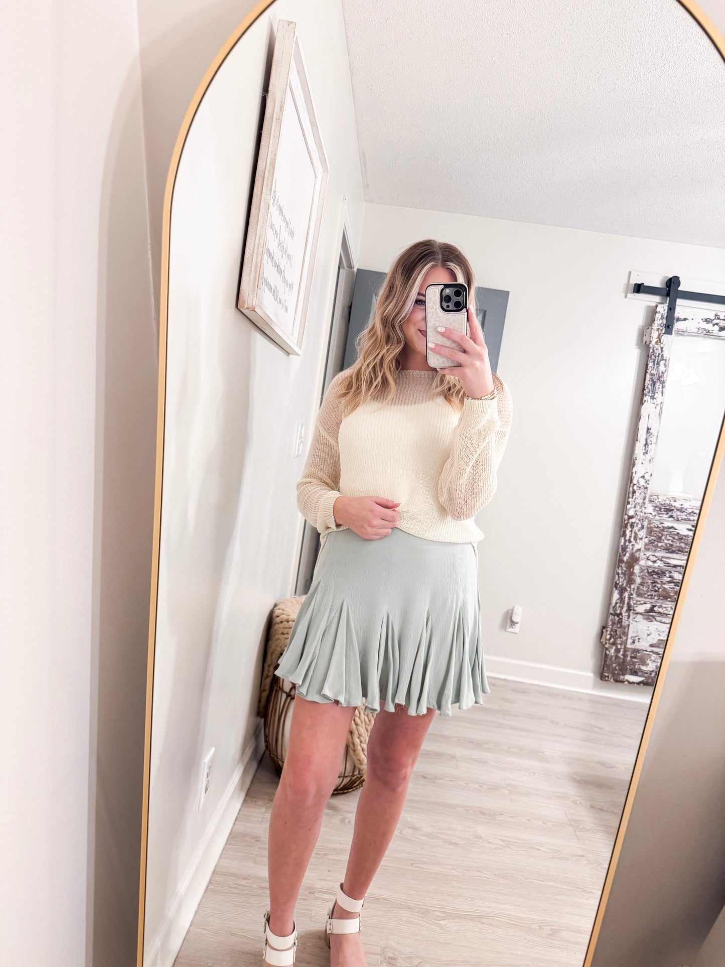 Ivory Lightweight Knit Sweater