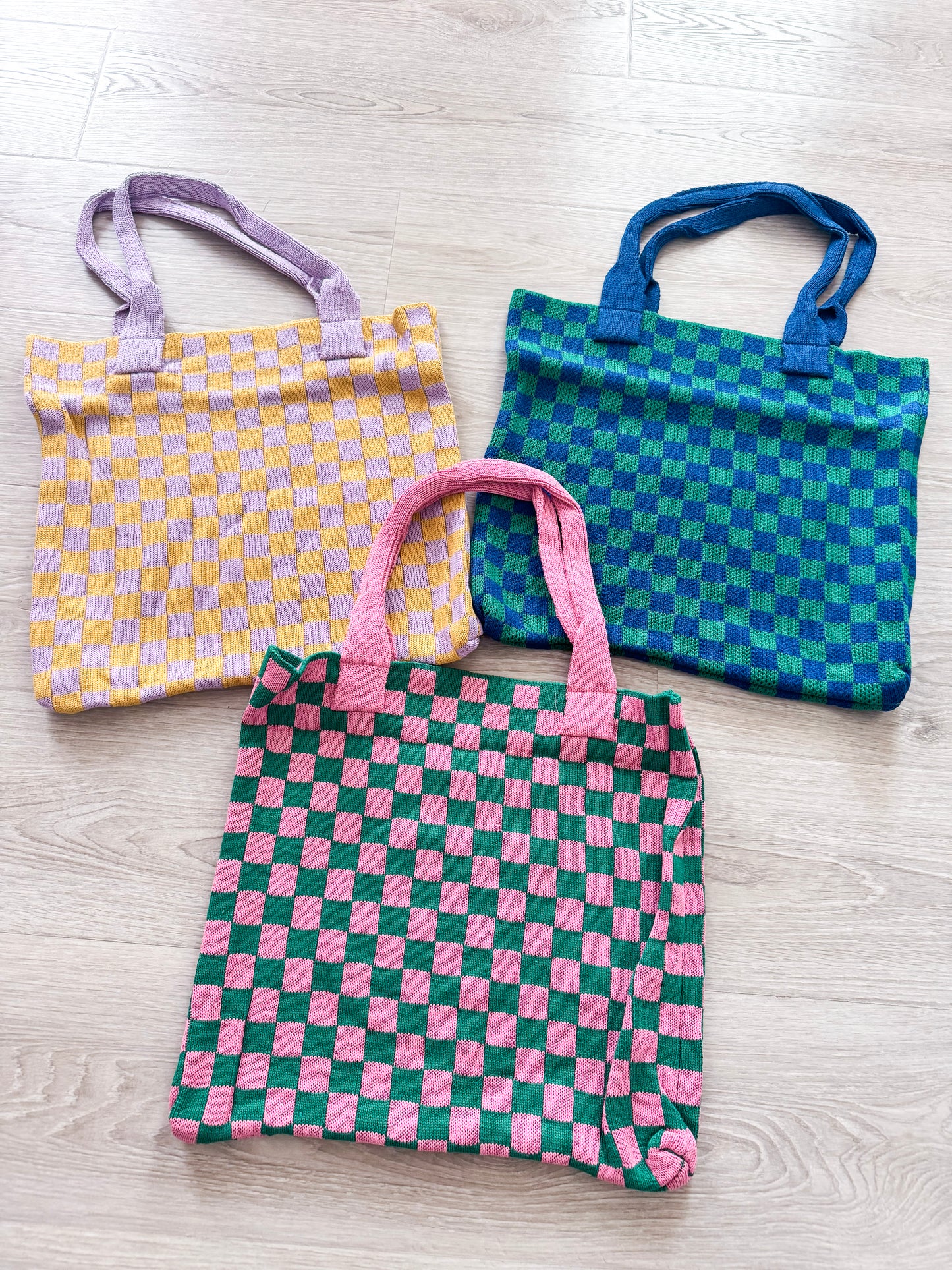 Checkered Overnight Bag