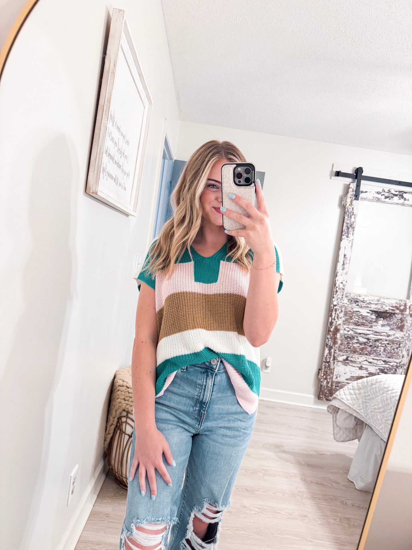 Color Block Sweater
