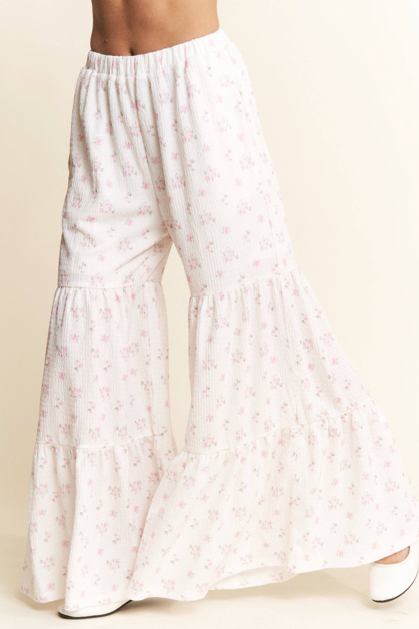 Floral Wide Leg Pants