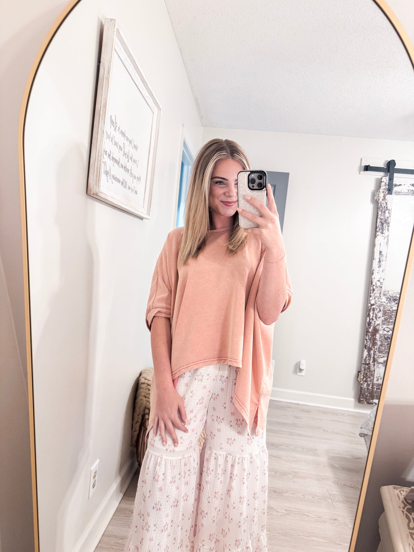 Floral Wide Leg Pants