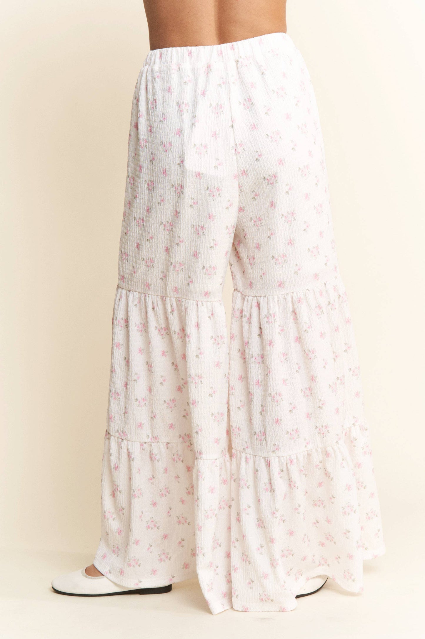 Floral Wide Leg Pants