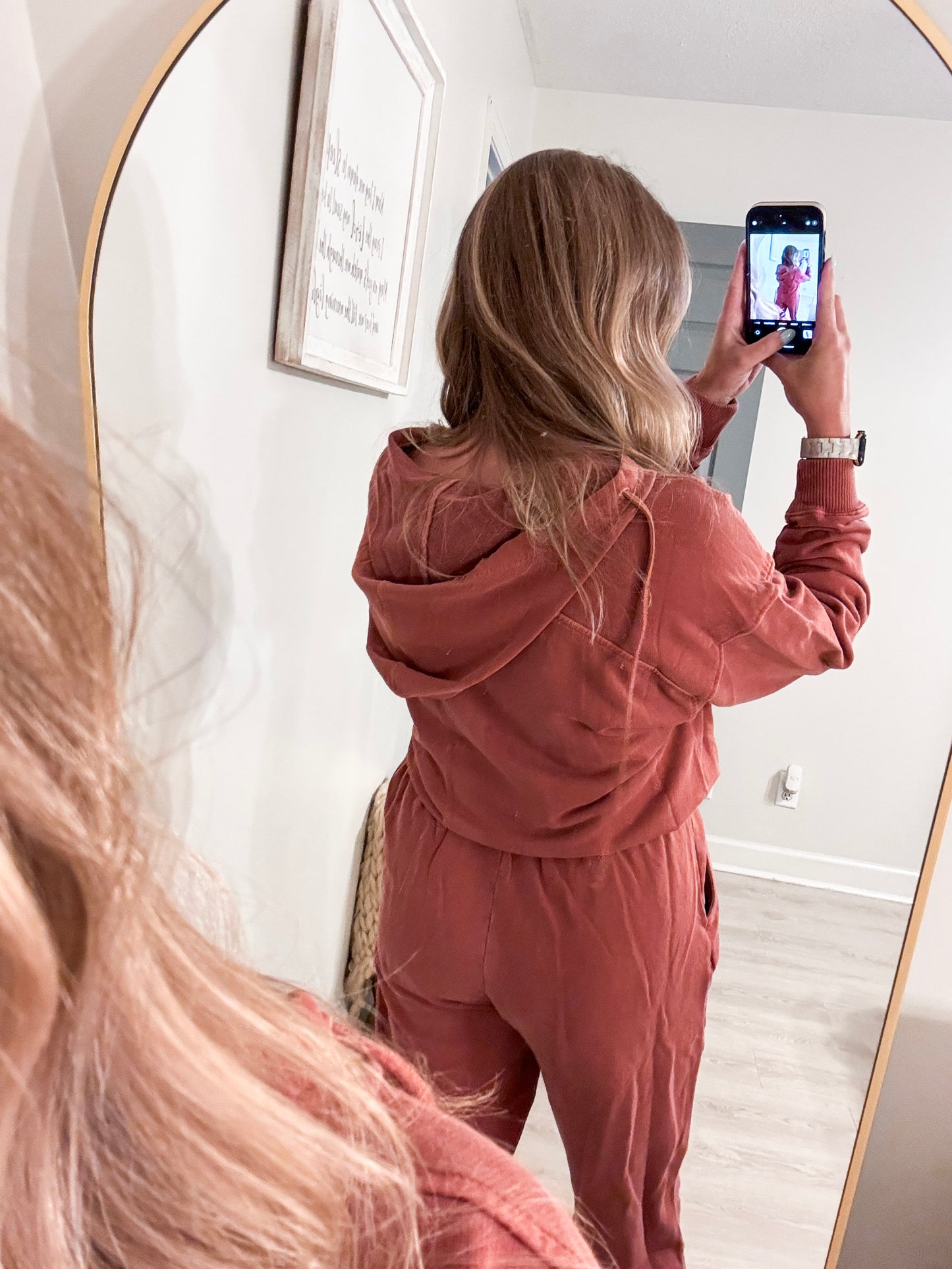 Rust Zipper Jumpsuit