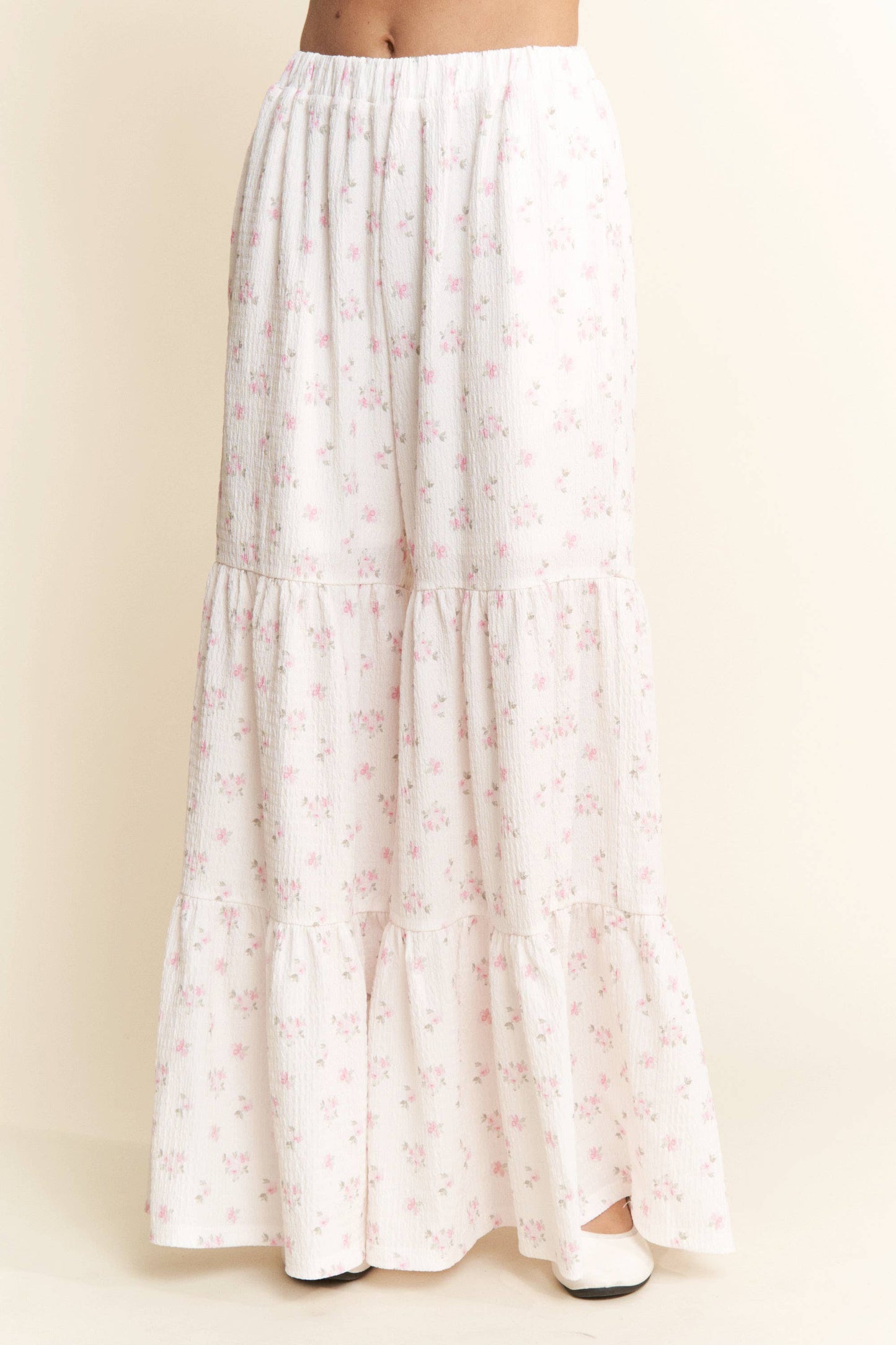 Floral Wide Leg Pants