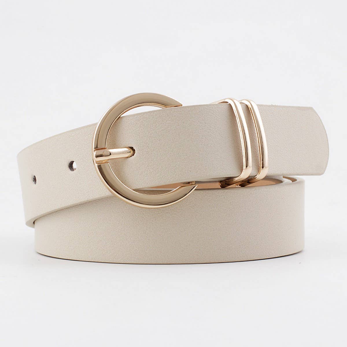 RING HOLE PIN BUCKLE BELT