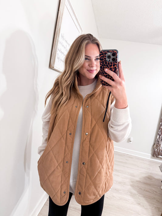 Curvy Quilted Vest