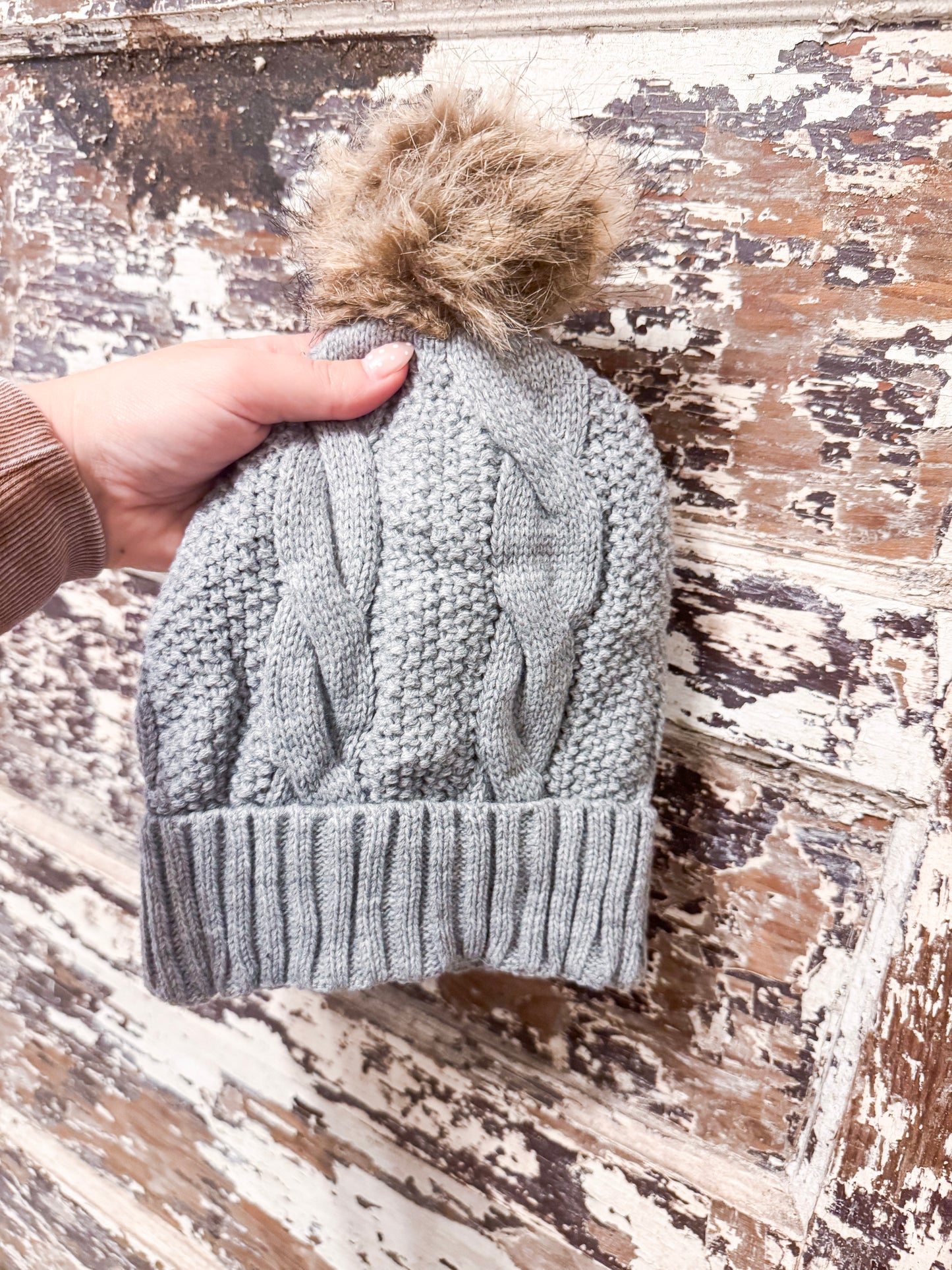 Knit Pom Beanie
