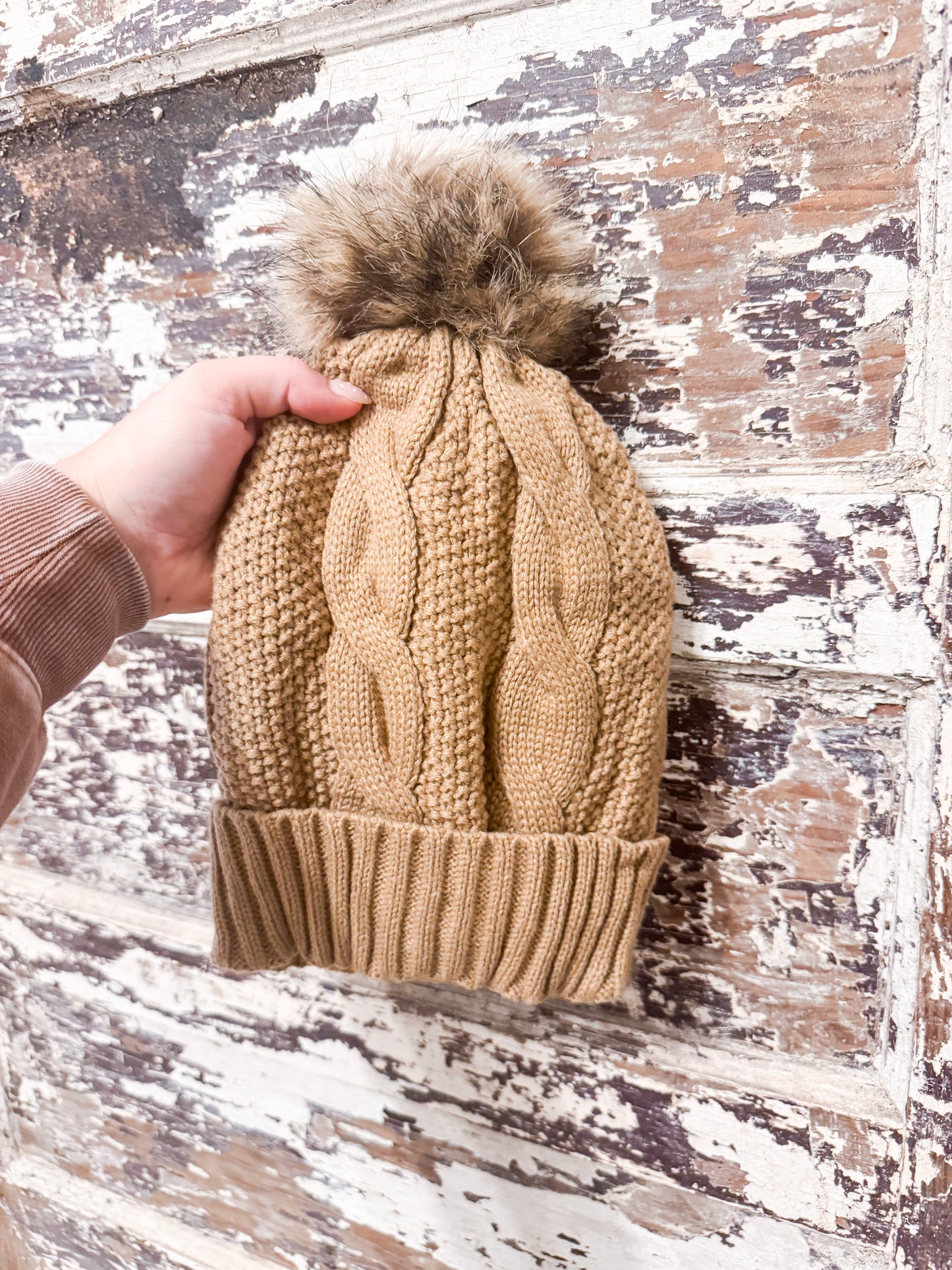 Knit Pom Beanie