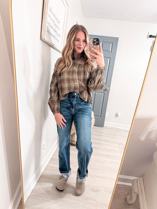 Cuffed Length Jeans