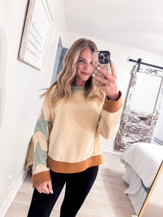 Star Exposed Sweatshirt