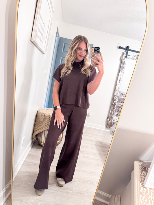 Brown Pants Set
