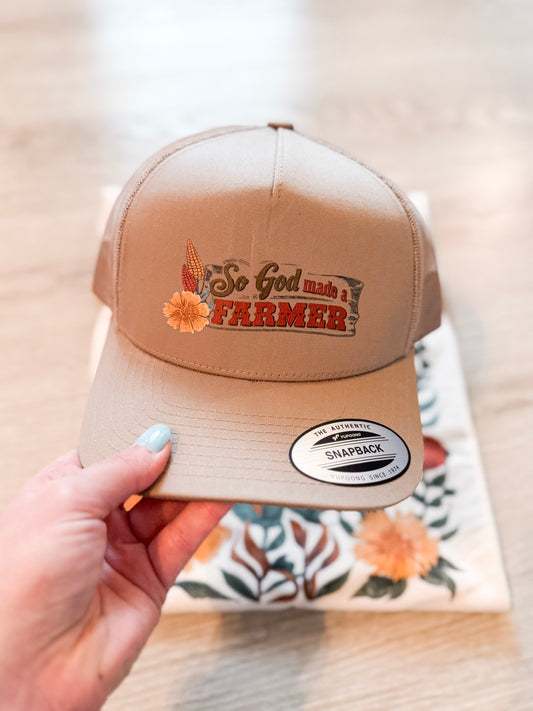 So God Made A Farmer Hat