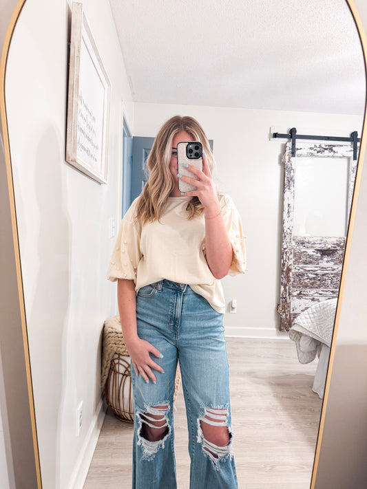 White Pearl Top