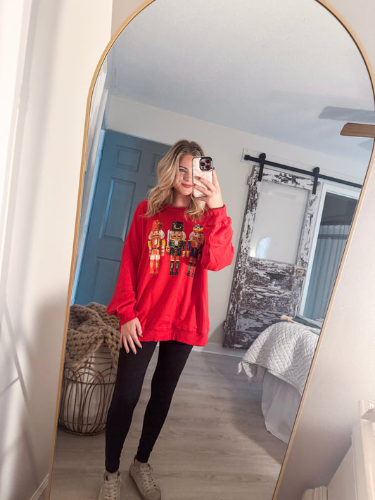 Red Nutcracker Sweatshirt