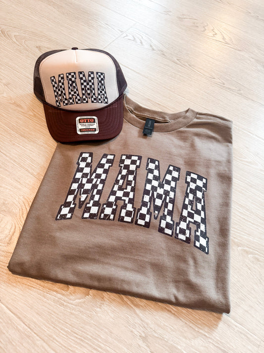 Checkered Mama Shirt