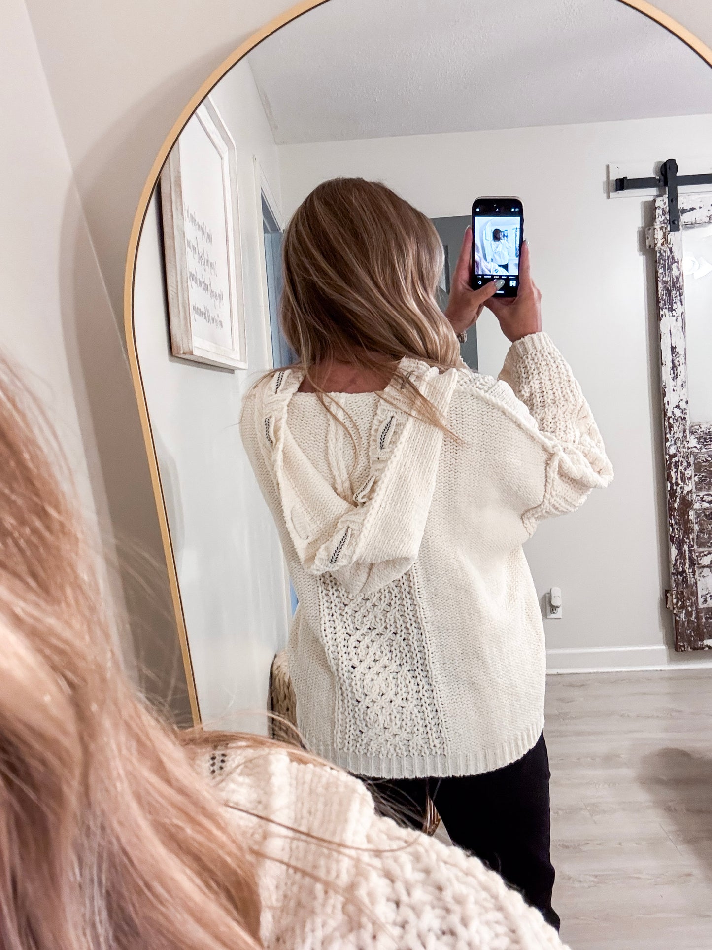 Hooded Knit Sweater