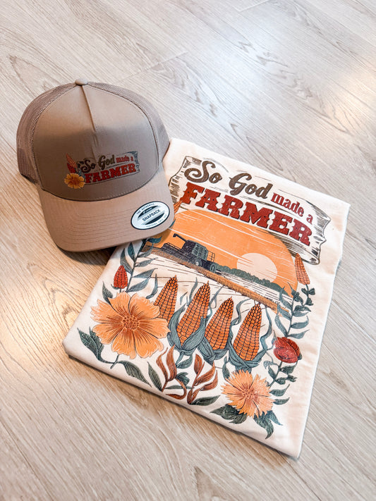 So God Made A Farmer Tee